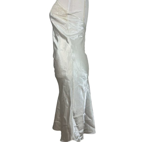 Victorias Secret Nightgown Slip Lingerie Off White 90s Womens Small Long - Picture 6 of 15